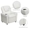 Flash Furniture Kids Recliner, 21-1/2" to 36-1/2" x 27", Upholstery Color: White DG-ULT-KID-WHITE-GG - alternate 5